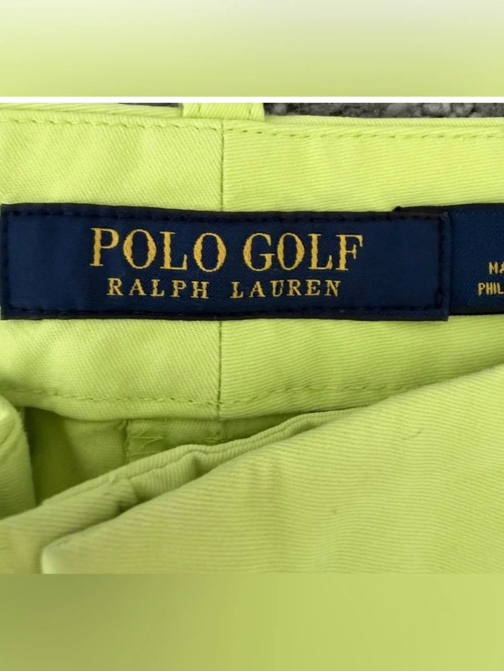 Polo Golf Ralph Lauren Neon Green Golf Shorts Women’s Sz 4 Preppy Country Club